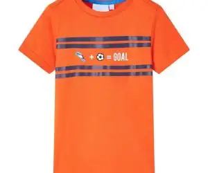 Tricou pentru copii, portocaliu închis, 140