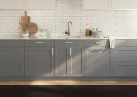 Covor dreptunghiular, maro închis, 100x300 cm, bambus - 1/5