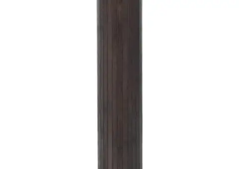 Covor dreptunghiular, maro închis, 100x300 cm, bambus - 3/5