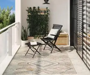 Covor ARBIZU, interior/exterior, design vintage, 160x230 cm