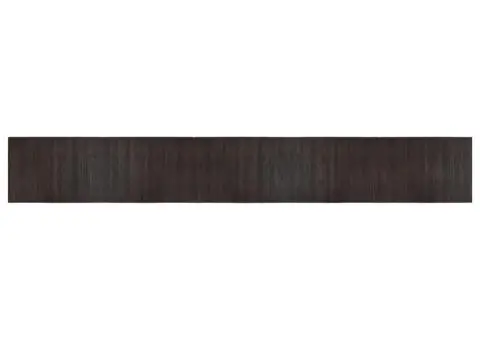 Covor dreptunghiular, maro închis, 70x500 cm, bambus - 2/5