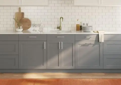 Covor dreptunghiular, maro, 60x500 cm, bambus - 1/5