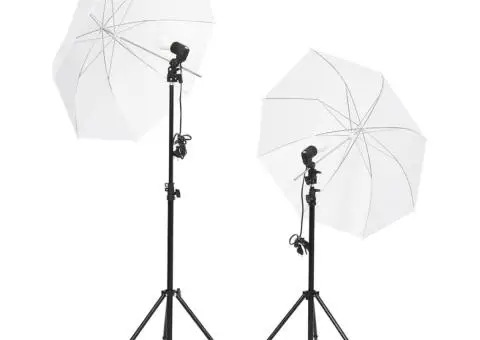 Kit studio foto cu set de lumini, ecran de fundal și reflector - 2/5