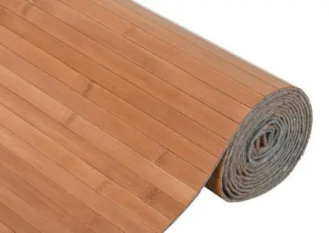 Paravan de cameră ,natural, 165x400 cm, bambus - 5/5