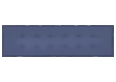 Pernă de bancă de grădină bleumarin, 180x50x4 cm, textil oxford - 4/5