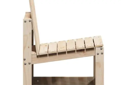 Scaun de grădină, 50,5x55x77 cm, lemn masiv de pin - 5/5