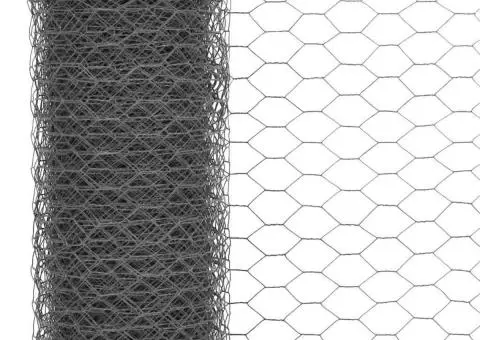 Plasă de sârmă găini, gri, 25 x 1,2 m, oțel cu înveliș PVC - 3/4