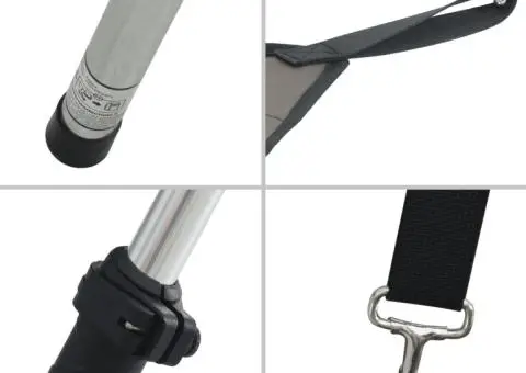 Extensie parasolar T-Top, gri antracit, 170x170x(115-183) cm - 5/5