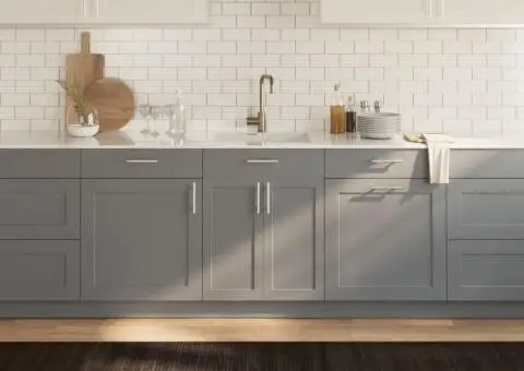 Covor dreptunghiular, maro închis, 60x300 cm, bambus - 1/5