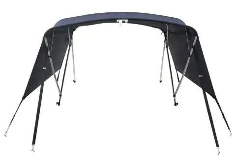 Parasolar Bimini 4 arcuri pereți laterali, 243x(200-213)x137 cm - 4/5