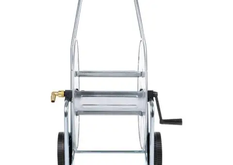 Cărucior cu tambur pentru furtun de 80 m 4/2", oțel - 3/5