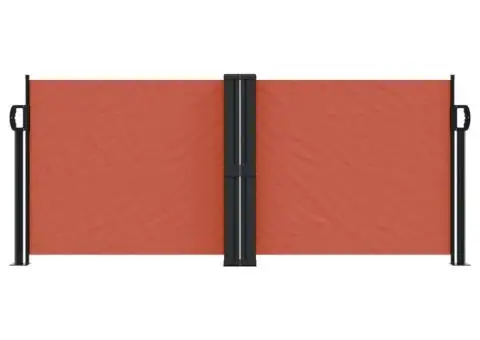 Copertină laterală retractabilă, teracotă, 100 x 600 cm - 3/5