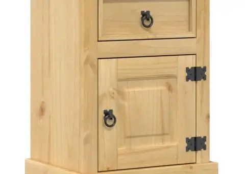 Noptieră Corona, 45x35x64 cm, lemn masiv de pin - 2/5