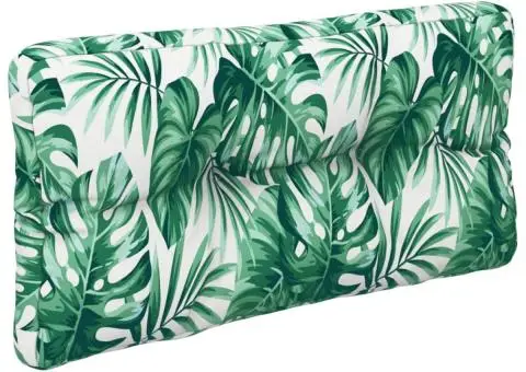 Perne de paleți, 3 buc., model cu frunze, material textil - 5/5