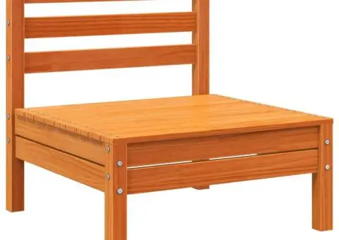 Set canapele grădină cu perne, 8 piese, maro, lemn masiv de pin - 5/5