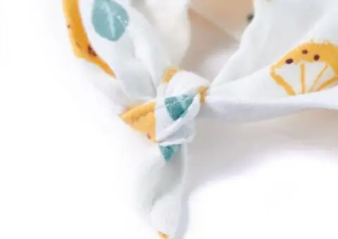 Tricou pentru copii cu tiv tip cravată, ecru, 92 - 5/5