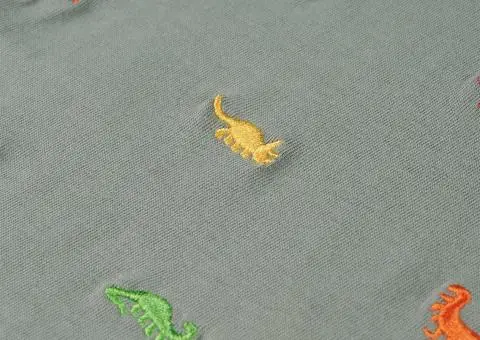 Tricou pentru copii cu mâneci scurte, kaki, 104 - 4/5