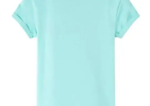 Tricou pentru copii, verde mentă deschis, 92 - 2/5