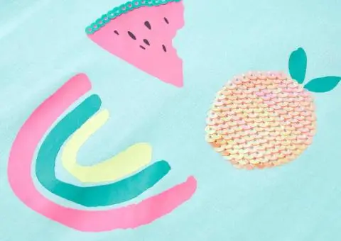 Tricou pentru copii, verde mentă deschis, 92 - 4/5