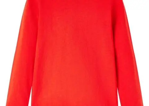 Tricou pentru copii cu mâneci lungi, roșu, 104 - 2/5