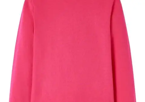 Tricou pentru copii cu mâneci lungi, roz aprins, 104 - 2/5