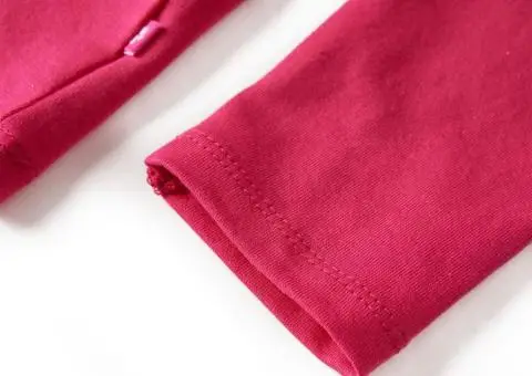 Tricou pentru copii cu mâneci lungi, roz aprins, 104 - 5/5