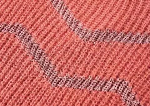 Pulover pentru copii tricotat, roz mediu, 116 - 4/5