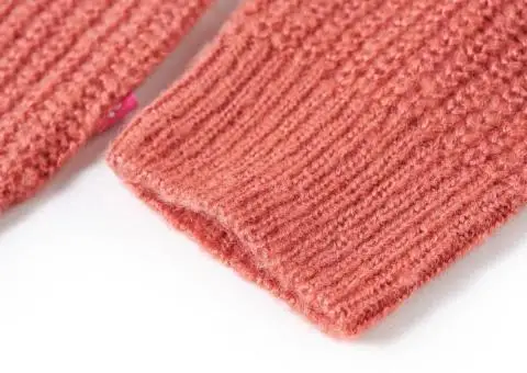 Pulover pentru copii tricotat, roz mediu, 116 - 5/5