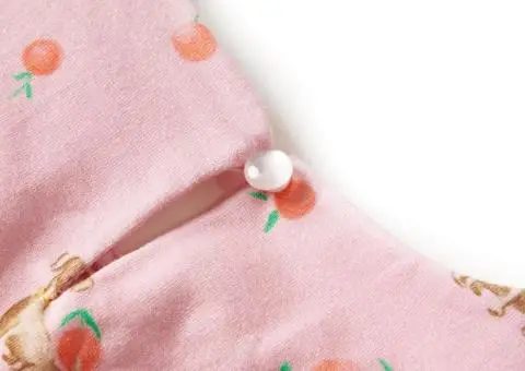 Rochie copii cu șnur, portocaliu deschis, 116 - 5/5