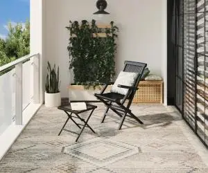 Covor ARBIZU, interior/exterior, design vintage, 240x340 cm