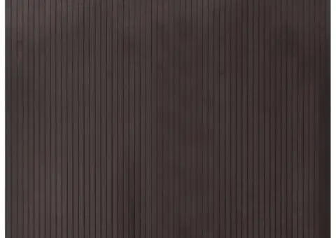 Covor dreptunghiular, maro închis, 80x100 cm, bambus - 2/5