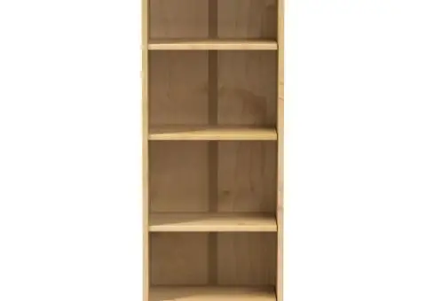 Dulap de CD-uri „Corona”, 40x30x110 cm, lemn masiv de pin - 4/5