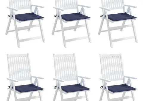 Perne pentru paleți 6 buc. bleumarin, 40x40x4 cm, textil Oxford - 5/5