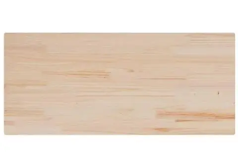 Blat de masă, 90x40x1,7 cm, dreptunghiular, lemn masiv de pin - 2/5