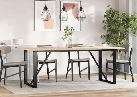 Blaturi masă 4 buc. 100x50x2,5cm dreptunghiulare lemn masiv pin - 4/5