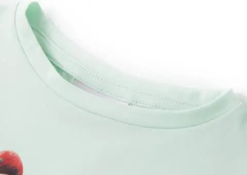 Tricou pentru copii, verde mentă deschis, 92 - 3/5