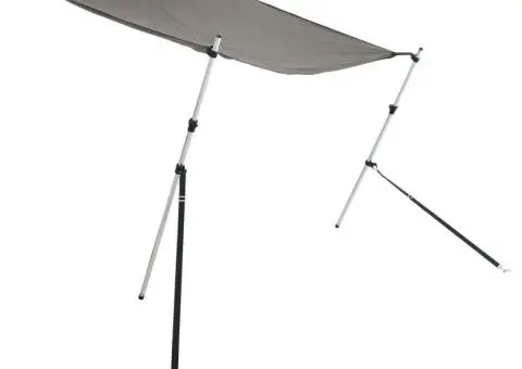 Extensie parasolar T-Top, gri antracit, 170x170x(115-183) cm - 2/5