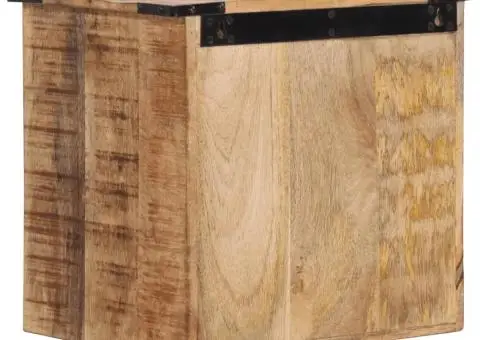 Noptieră, 40x30x37 cm, lemn masiv de mango - 5/5