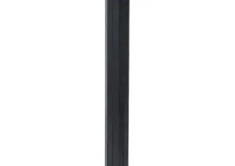 Covor dreptunghiular, negru, 70x300 cm, bambus - 3/5