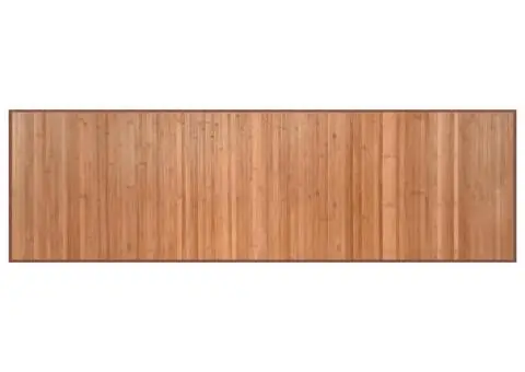 Covor dreptunghiular, natural, 60x200 cm, bambus - 2/4