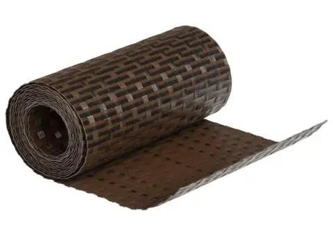 Paravan pentru balcon 10 buc. maro și negru 255x19 cm poliratan - 5/5