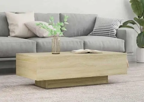 Măsuță de cafea, stejar sonoma, 100x49,5x31 cm, lemn prelucrat - 1/5