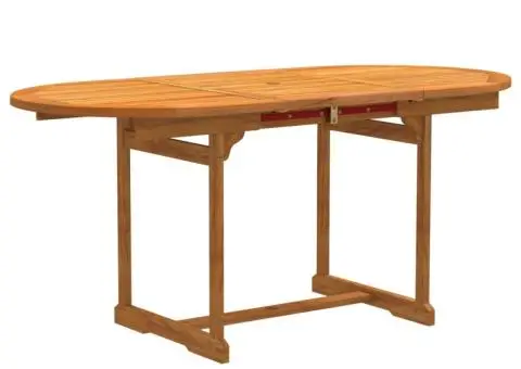 Set mobilier de grădină, 5 piese, lemn masiv acacia/textilenă - 4/5