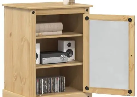 Dulap Hifi „Corona”, 60x50x82 cm, lemn masiv de pin - 1/5