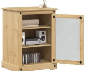 vidaXL Dulap Hifi „Corona”, 60x50x82 cm, lemn masiv de pin