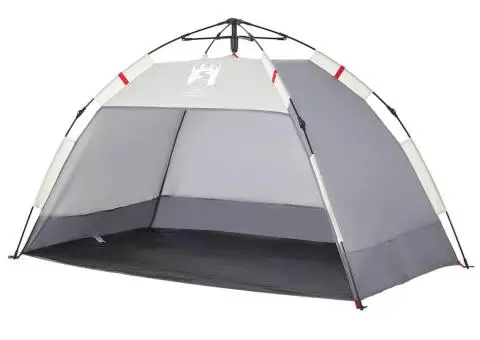 Cort camping 2 persoane gri impermeabil setare rapidă - 4/5
