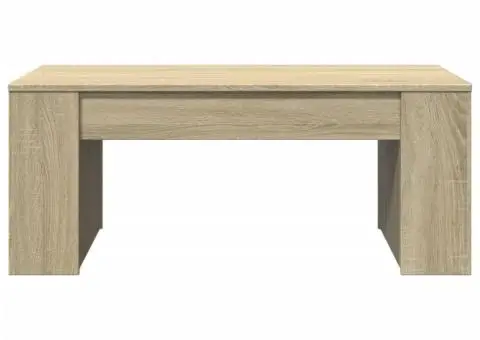 Măsuță de cafea, stejar sonoma, 102x55x42 cm, lemn prelucrat - 4/5