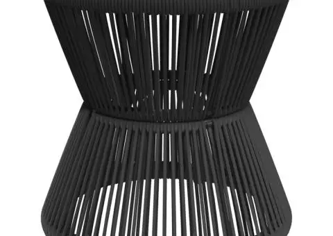 Măsuță cafea bază din sârmă negru Ø 45x44 cm, lemn masiv acacia - 2/5