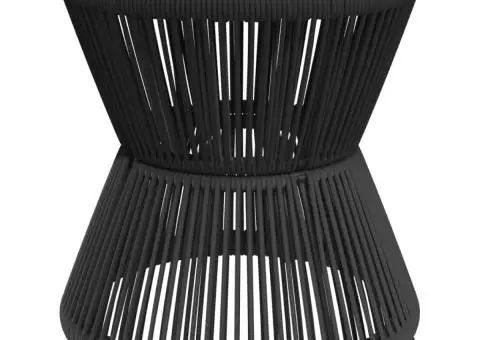 Măsuță cafea bază din sârmă negru Ø 45x44 cm, lemn masiv acacia - 5/5