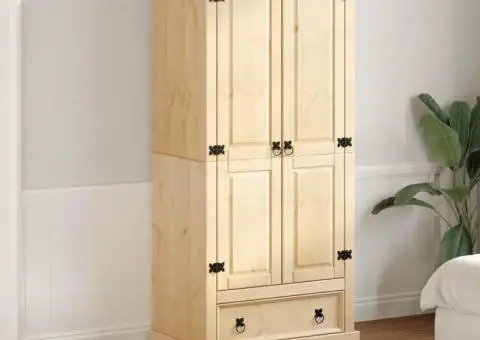 Șifonier Corona, 76x50x170 cm, lemn masiv de pin - 3/5